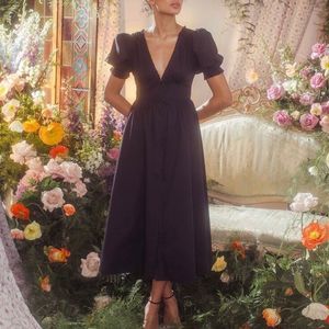 Hill House Home The Sabrina Dress Black Large